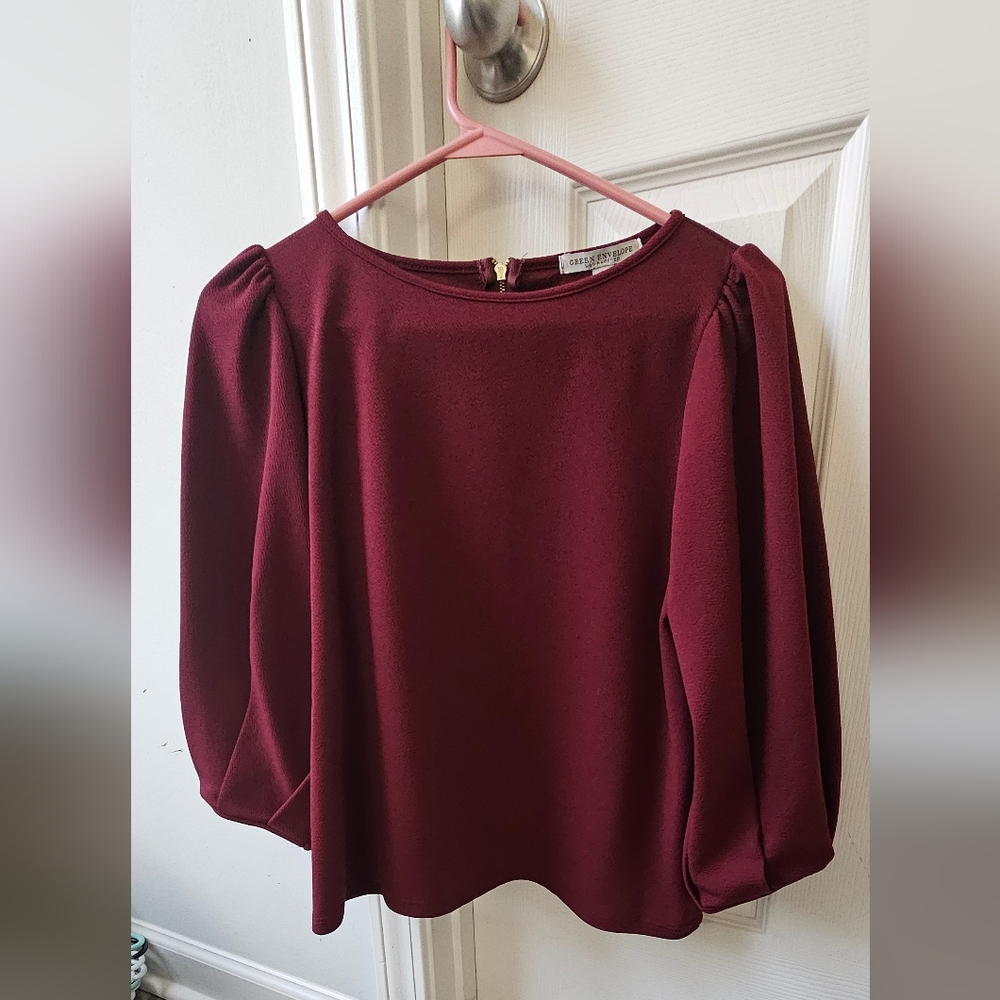 Women's Blouse | Green Envelope